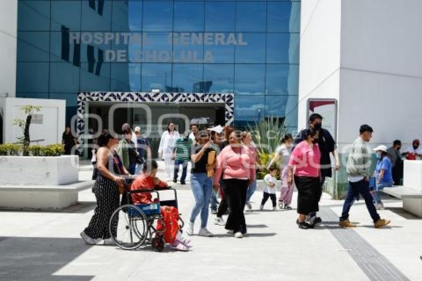 SIMULACRO NACIONAL . HOSPITAL DE CHOLULA