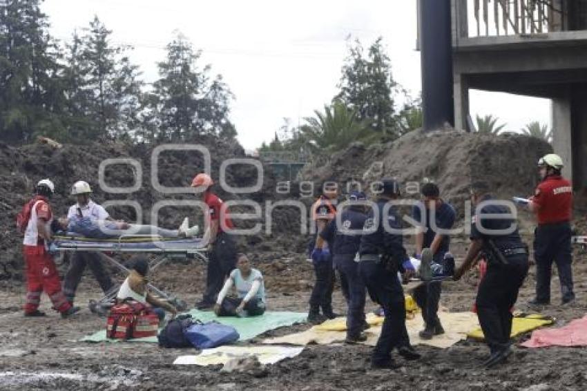 SAN ANDRÉS CHOLULA . SIMULACRO NACIONAL