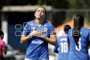 FÚTBOL FEMENIL . PUEBLA VS CRUZ AZUL