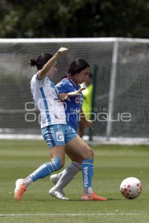FÚTBOL FEMENIL . PUEBLA VS CRUZ AZUL
