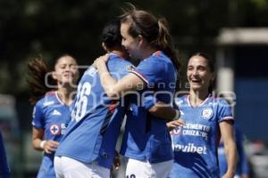 FÚTBOL FEMENIL . PUEBLA VS CRUZ AZUL