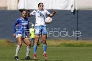 FÚTBOL FEMENIL . PUEBLA VS CRUZ AZUL