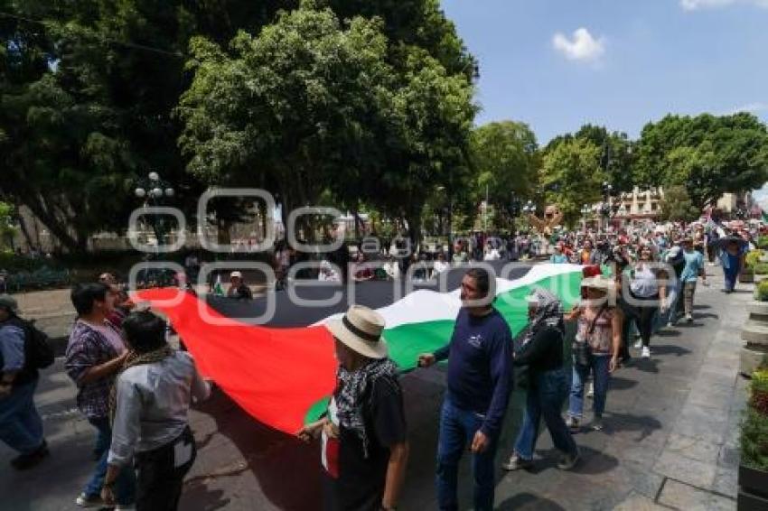 MANIFESTACIÓN . APOYO A PALESTINA