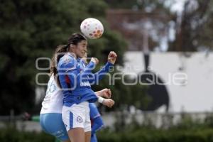 FÚTBOL FEMENIL . PUEBLA VS CRUZ AZUL