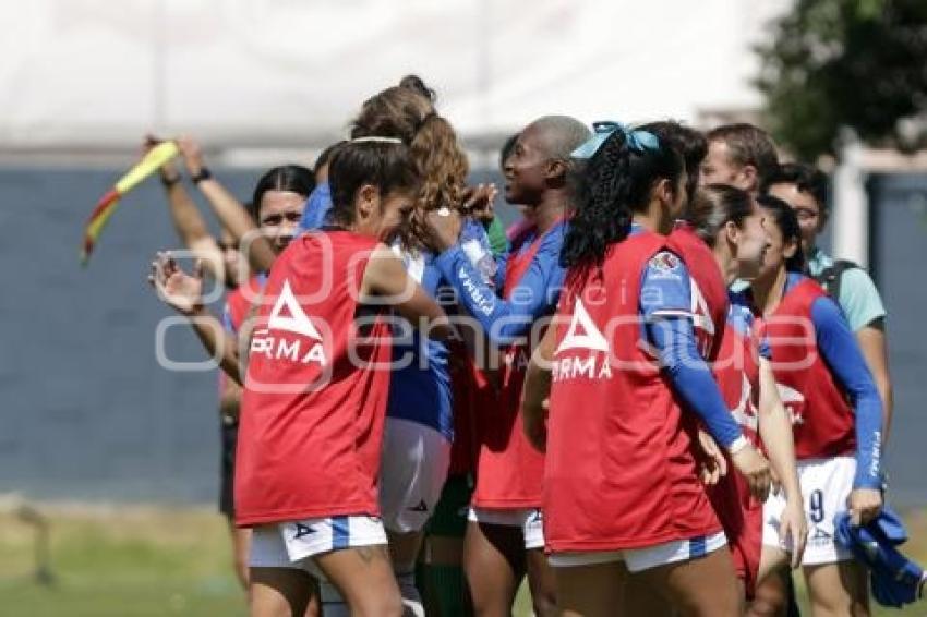 FÚTBOL FEMENIL . PUEBLA VS CRUZ AZUL