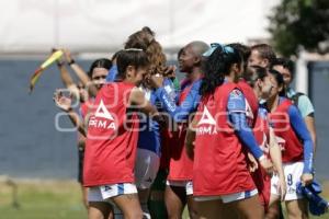 FÚTBOL FEMENIL . PUEBLA VS CRUZ AZUL