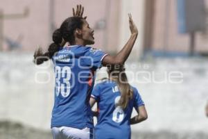 FÚTBOL FEMENIL . PUEBLA VS CRUZ AZUL
