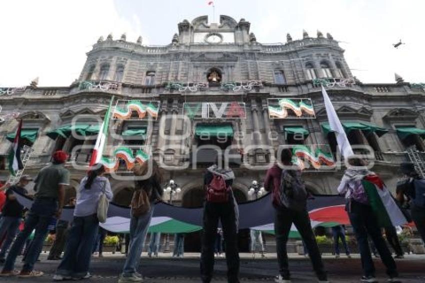 MANIFESTACIÓN . APOYO A PALESTINA