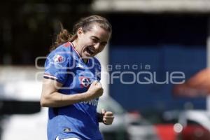 FÚTBOL FEMENIL . PUEBLA VS CRUZ AZUL
