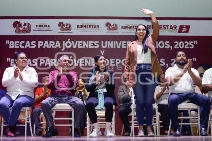 SAN PEDRO CHOLULA . BECAS JOVENES 2025