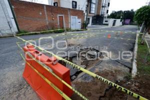 SOCAVÓN . CALLE FUNDICIÓN