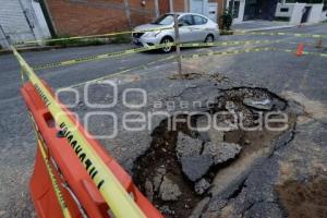 SOCAVÓN . CALLE FUNDICIÓN