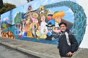 ATLIXCO . MURAL HUEY ATLIXCÁYOTL