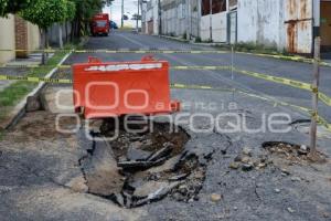 SOCAVÓN . CALLE FUNDICIÓN