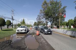 SOCAVÓN . RECTA A CHOLULA