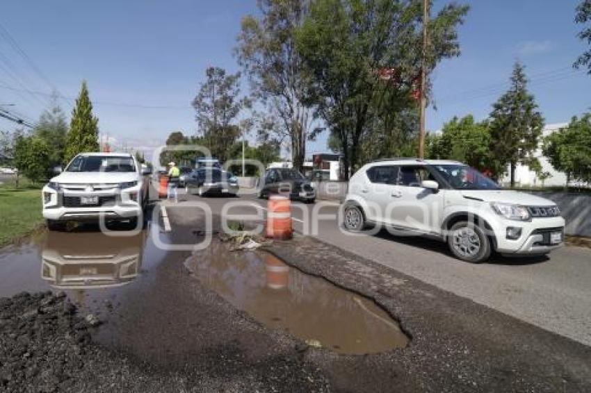 SOCAVÓN . RECTA A CHOLULA