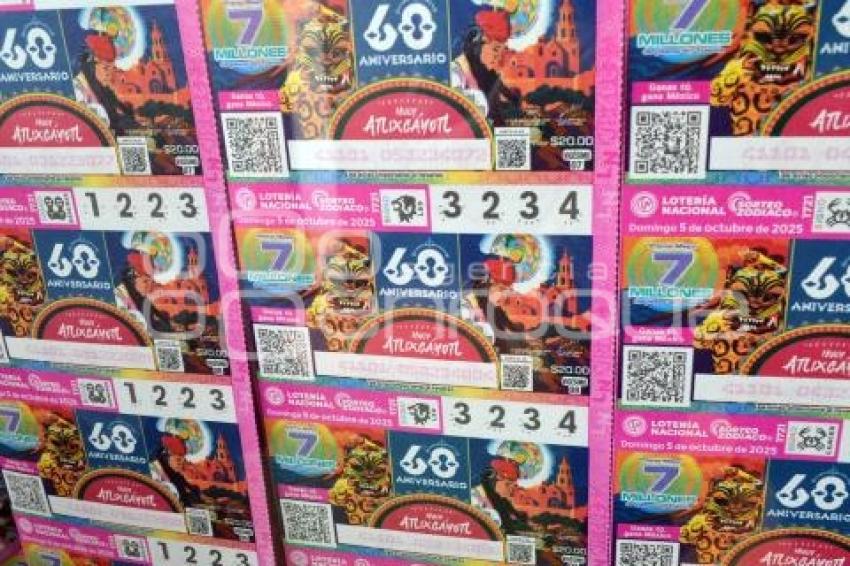 ATLIXCO . LOTERÍA HUEY ATLIXCÁYOTL