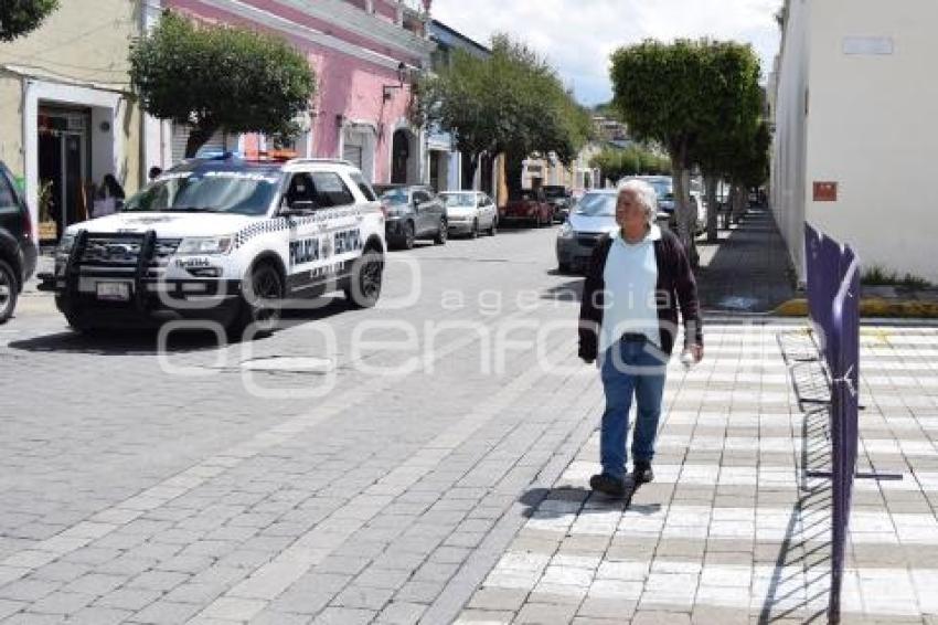 TLAXCALA . CALLES CERRADAS