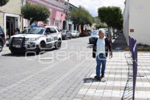 TLAXCALA . CALLES CERRADAS