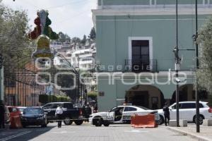 TLAXCALA . CALLES CERRADAS