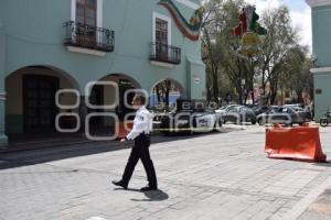 TLAXCALA . CALLES CERRADAS
