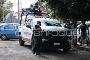 MERCADO MORELOS .  GUARDIA NACIONAL