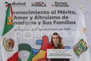 GOBIERNO ESTATAL . RECONOCIMIENTO AMOR Y ALTRUISMO