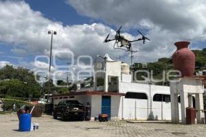 ACATLÁN . FUMIGACIÓN DRON