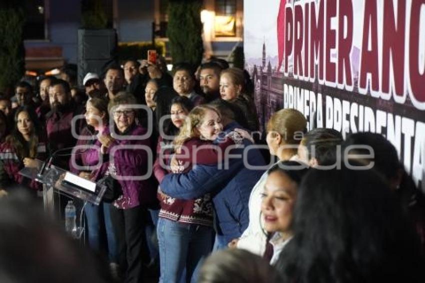 TLAXCALA . ANIVERSARIO MORENA