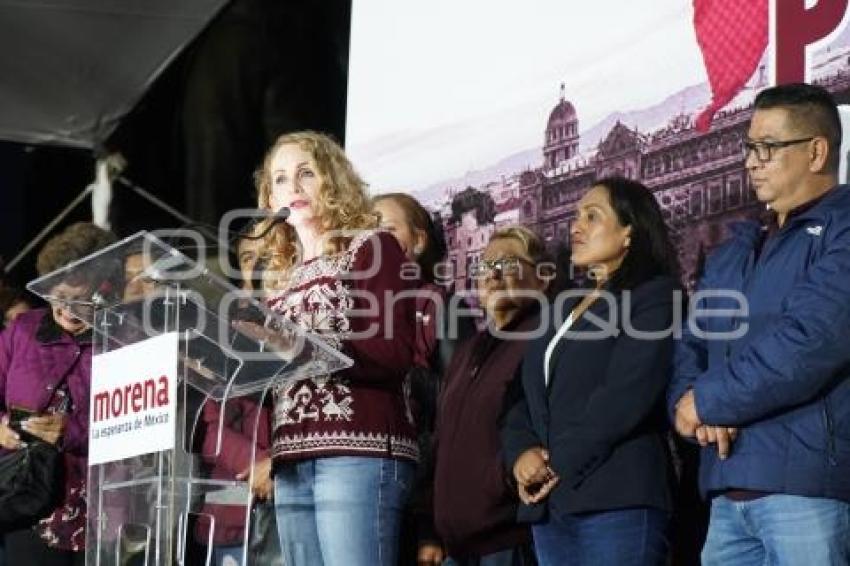 TLAXCALA . ANIVERSARIO MORENA