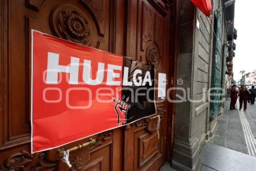 MONTE DE PIEDAD . HUELGA