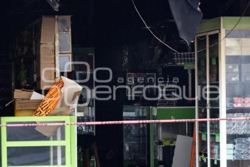 INCENDIO . TIENDA DE BISUTERÍA