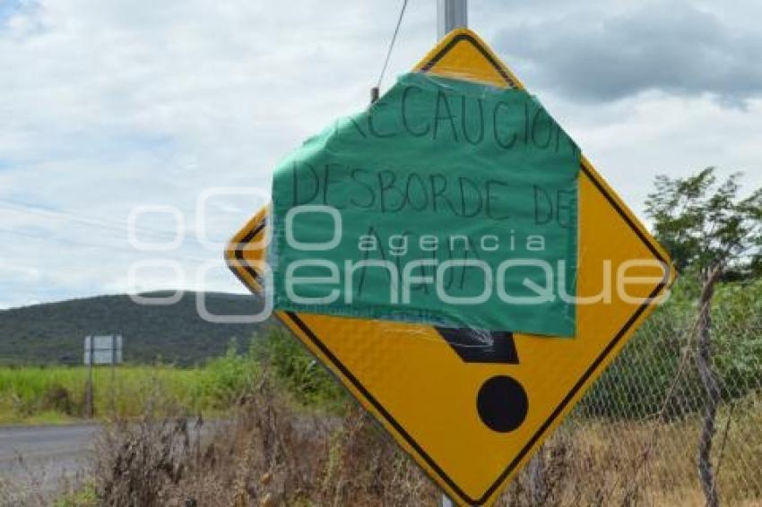 EPATLÁN . DESBORDAMIENTO LAGUNA