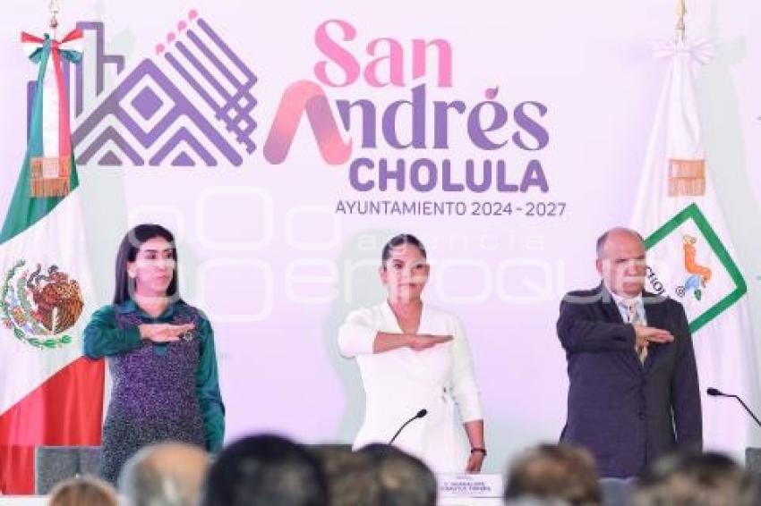 SAN ANDRÉS CHOLULA . INFORME GUADALUPE CUAUTLE