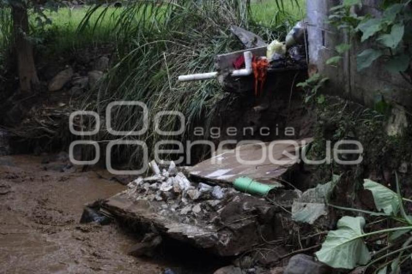 HUAUCHINANGO . AFECTACIONES LLUVIAS