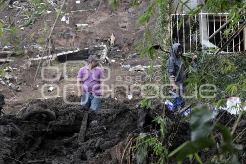 HUAUCHINANGO . AFECTACIONES LLUVIAS