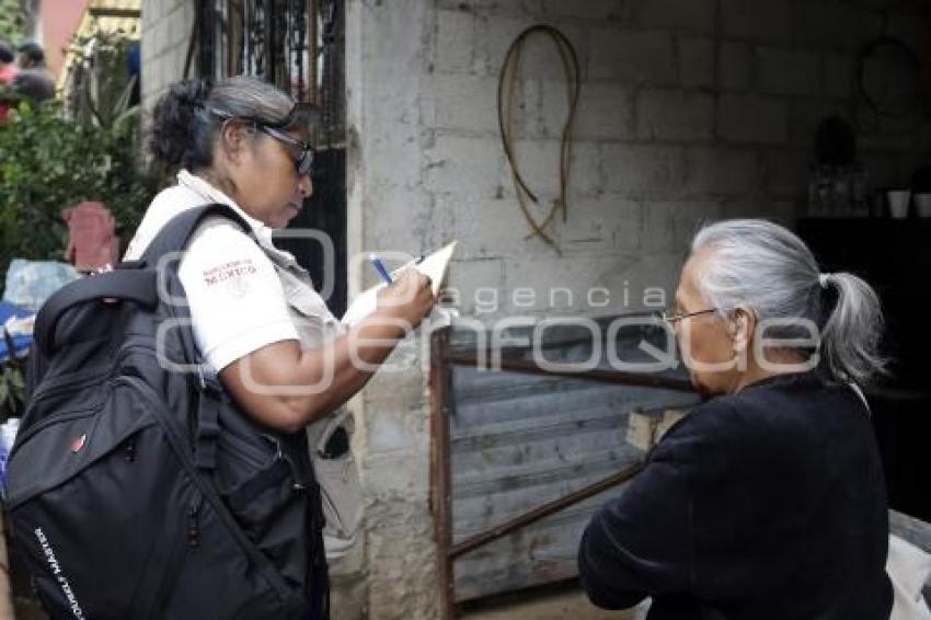 HUAUCHINANGO . CENSO DE DAMNIFICADOS