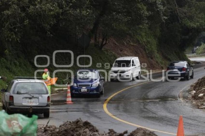 HUAUCHINANGO . DESLAVE CARRETERA