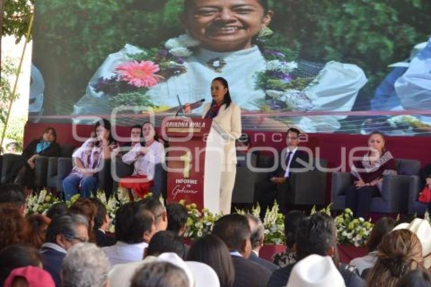 ATLIXCO . PRIMER INFORME ARIADNA AYALA