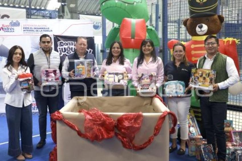 SAN ANDRÉS CHOLULA .  COLECTA DE JUGUETES