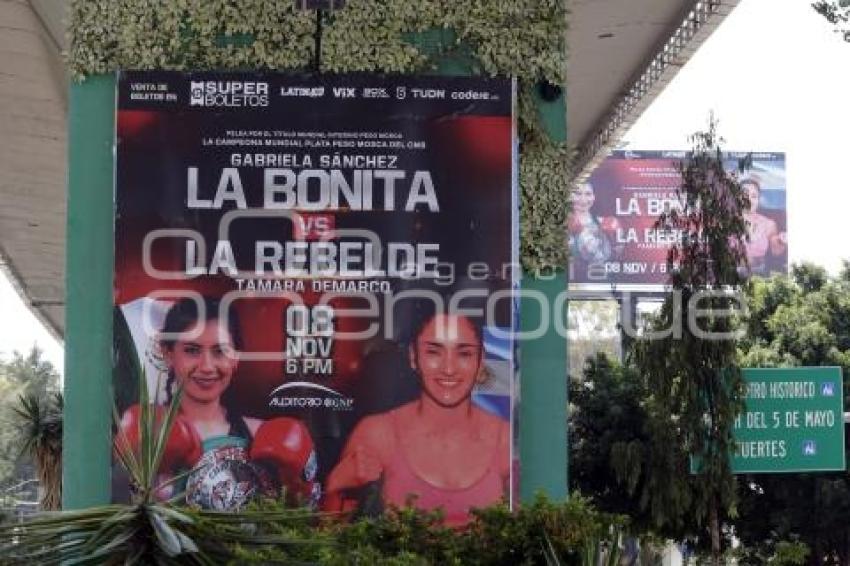 PUBLICIDAD PELEA GABRIELA SÁNCHEZ