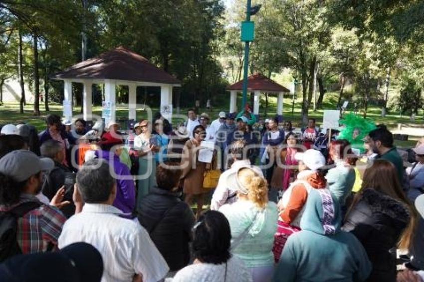TLAXCALA . PROTESTA PARQUE DE LA JUVENTUD