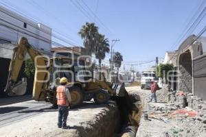 SAN ANDRÉS CHOLULA . REPARACIÓN CALLE ATZALA