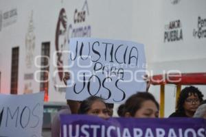 ATLIXCO . MANIFESTACIÓN FEMINICIDIO