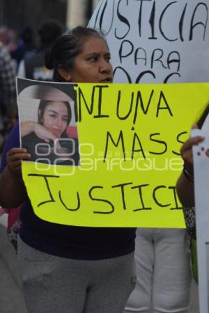 ATLIXCO . MANIFESTACIÓN FEMINICIDIO