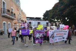 ATLIXCO . MANIFESTACIÓN FEMINICIDIO