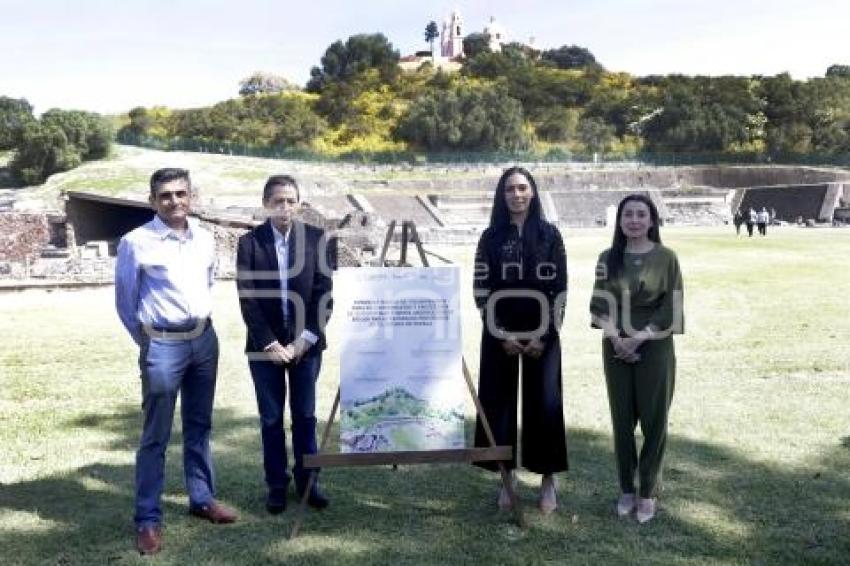 SAN ANDRÉS CHOLULA . FIRMA DE CONVENIO INAH