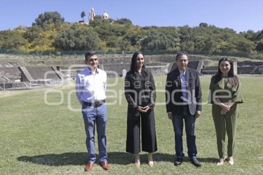 SAN ANDRÉS CHOLULA . FIRMA DE CONVENIO INAH