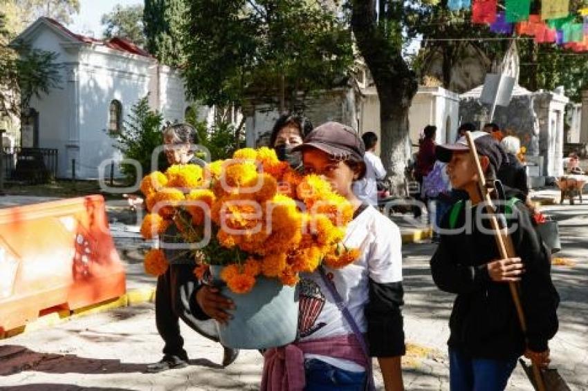 PANTEÓN . DÍA DE MUERTOS