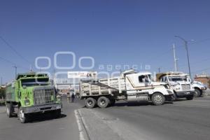 MANIFESTACIÓN TRANSPORTISTAS . PERIFÉRICO